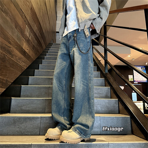 XZ616春季重磅加水洗渐变设计感百搭休闲牛仔裤TY1179P65控78,男装牛仔裤,星座512A（原616）