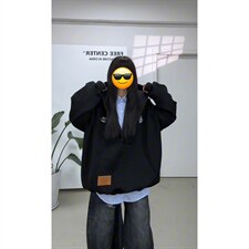 视频截图慎用!图片只做展示大货已到美式大V领连帽卫衣WY78069P65，男装卫衣，星座226-2