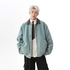 cleanfit工装夹克男女2025春季美式复古底特律外套翻领JK1167-P88，男装夹克，星座1103-3