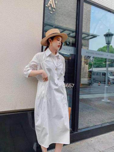 时尚休闲连衣裙，女装连衣裙，格乐