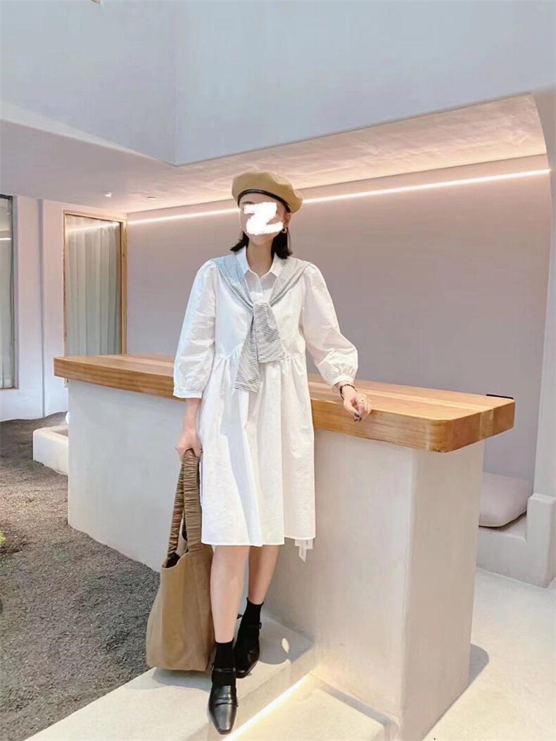 宽松衬衫裙，女装衬衫，Balance Studio