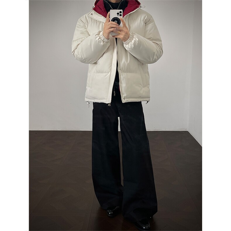 支持二开冬装加棉加厚连帽棉服男女大码棉衣外套面包服M811-P70，男装棉衣，电商A441