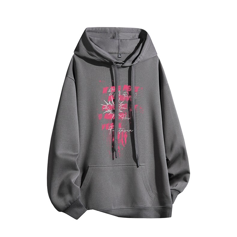 得物供货、复合重磅420克现货连帽卫衣宽松HD019-1-HML580-特P45,男装卫衣,电商019-1
