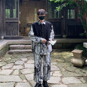 2026新中式长袖套装TZ88797P90衬衫CS88799P45控78裤子88798P45控图片