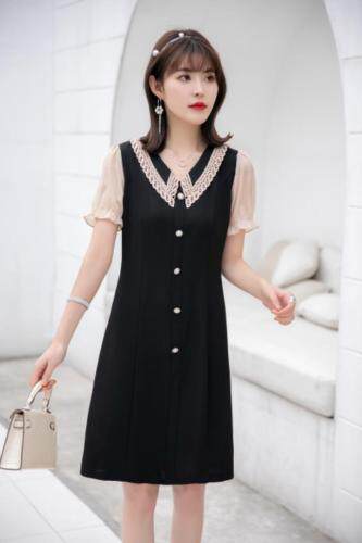 现货供应：韩风修身连衣裙M一XXL，女装连衣裙，拉思维加丝