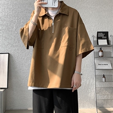 高质量夏装新款港风大码t恤韩版DSA059-1003-P35控58，男装T恤，电商A059