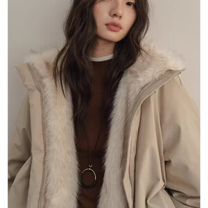 加绒加厚冬款男女高领毛领立领保暖棉袄面包服外套MY269 P86图片