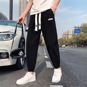 夏季速干运动裤社会小伙痞帅束脚裤休闲九分裤 K2048/P50/控78图片