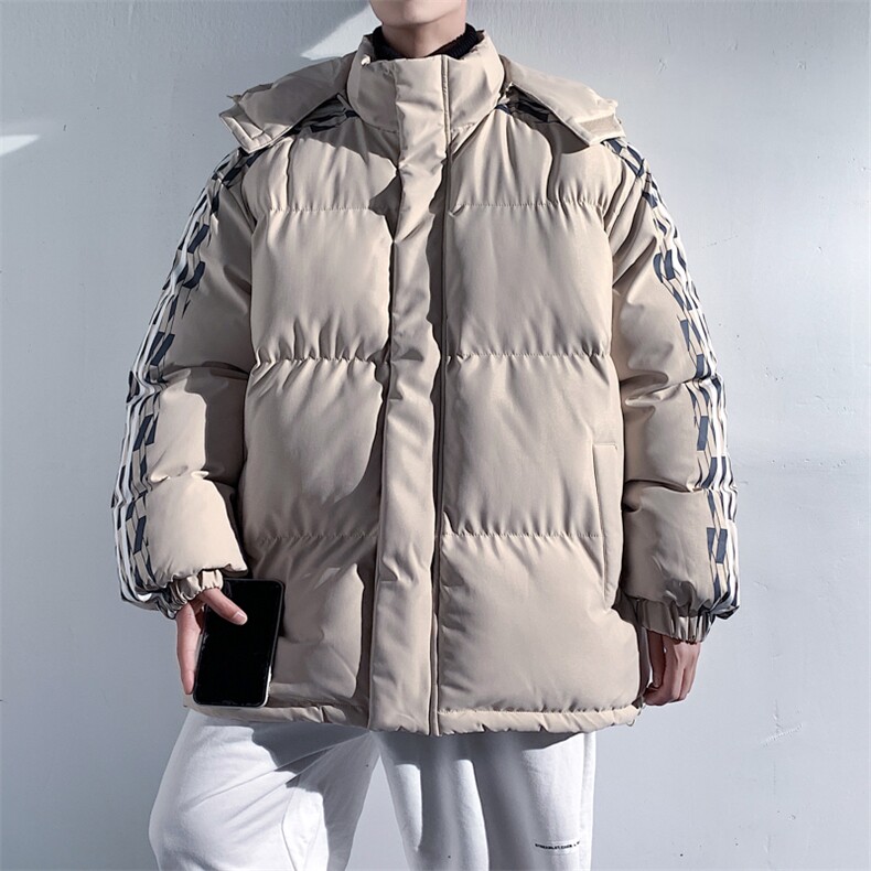 港风2026新品冬季宽松情侣装男装棉衣棉服冬装加厚外套D001-P105图片