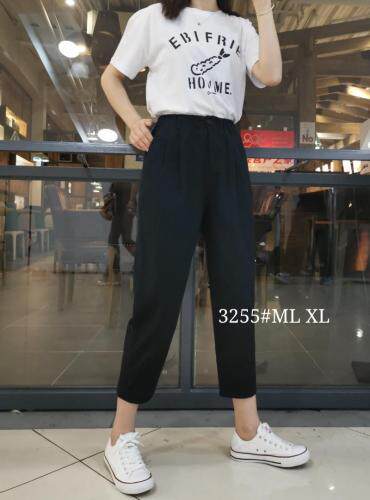 百搭款休闲九分裤MLXL，女装，简 影