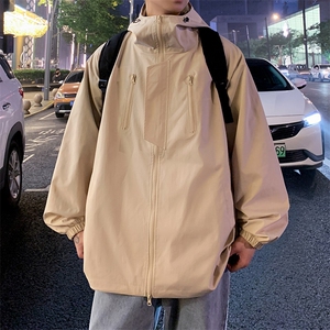 JK8101/P60户外秋装新款防水冲锋衣男女夹克美式机能工装外套图片