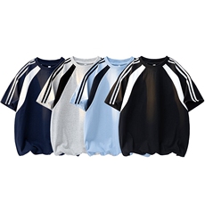 美式运动球服短袖男夏季潮牌重磅纯棉宽松休闲凉感t恤HH5713-P25，男装T恤，星座1206（原A206）