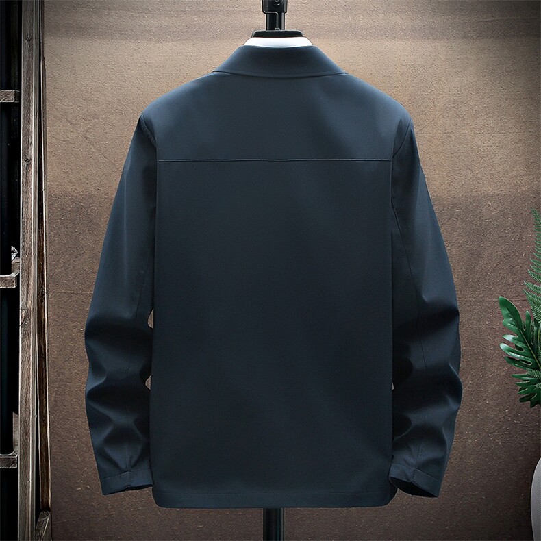 男士外套春秋季2023新款潮流青年衣服男装秋冬商务休闲夹克上衣男,男装夹克,电商B212（原钱塘6029）