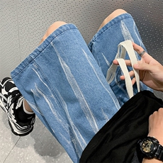 港风牛仔短裤夏季韩版五分裤男潮流百搭休闲裤子XD22933特批32，男装休闲裤，电商A042