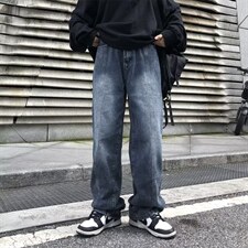 牛仔裤男夏季潮大码休闲裤子高街设计感裤子N8119P45，男装牛仔裤，星座1116-2