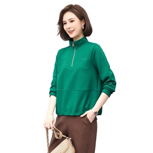 时尚百搭宽松气质休闲卫衣女款长袖上衣图片