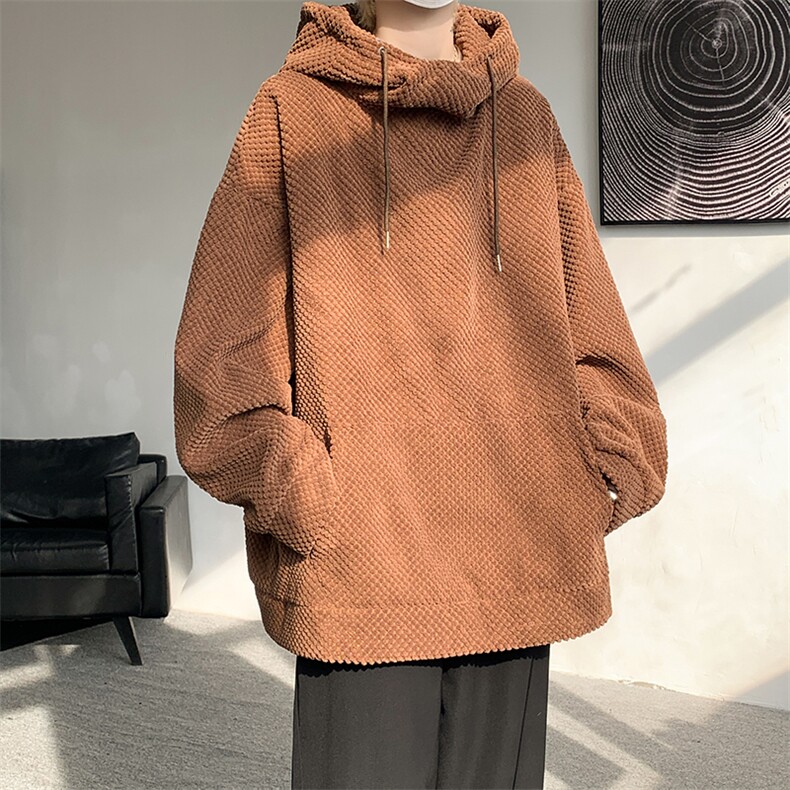 现货DSA059-WY7879-p60控88新款灯芯绒卫衣高质量抖音品质重磅，男装卫衣，电商A059