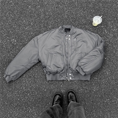 冬季美式飞行员短款加厚棉衣冬装棒球领棉服男装外套S376-特125，男装棉衣，电商A233-1