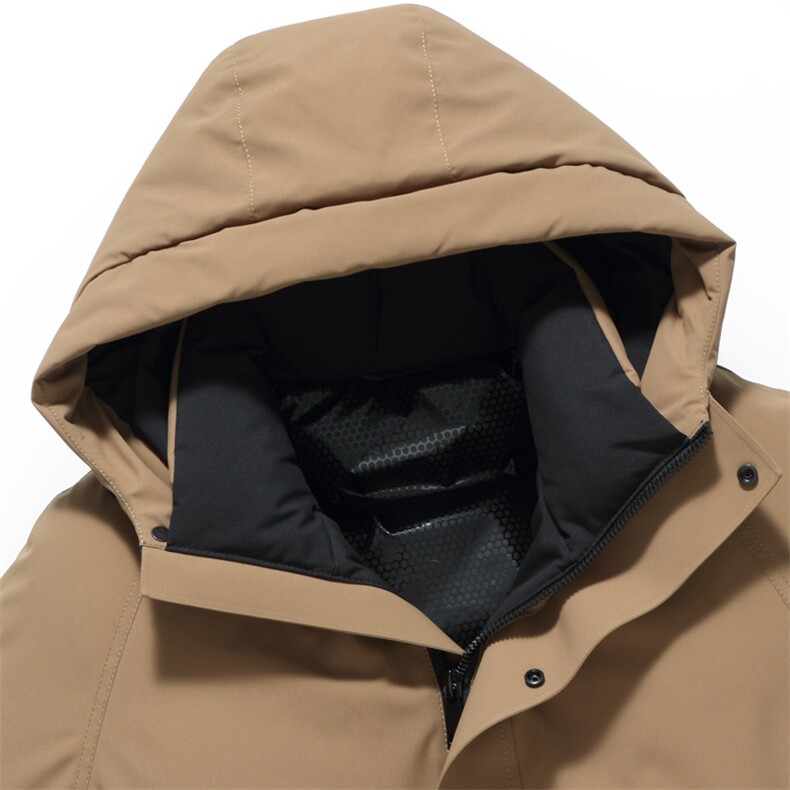 HYD82026新款冬季男士鸭绒羽绒服连帽保暖外套修身大衣,男装羽绒服,电商B360