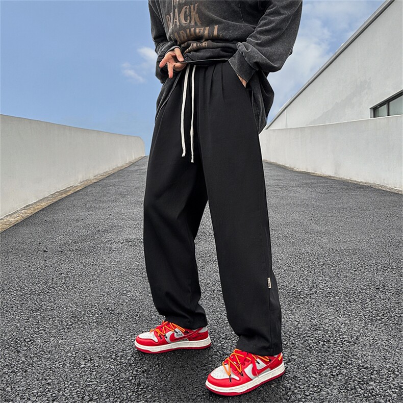 春秋新款男士休闲百搭直筒280克裤拖地裤休闲 XZ212-QK56-P36图片
