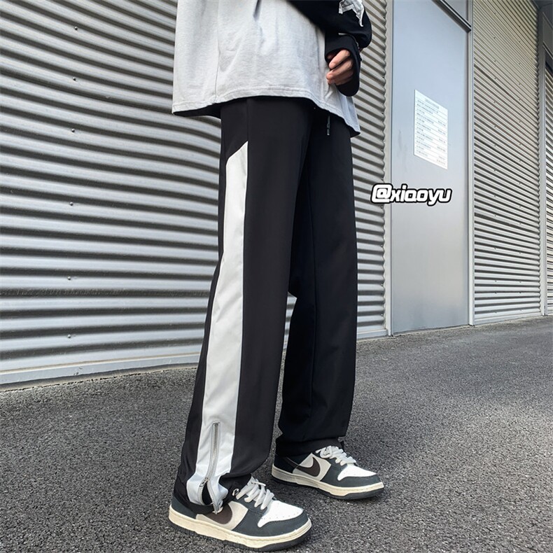 XZ616秋季新款防水冲锋裤拼接拉链休闲长裤TY935P45控58,男装休闲裤,星座512A（原616）