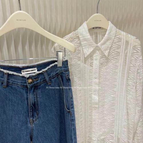 两件套蕾丝小衫，女装，AKSKYLAN(6F)