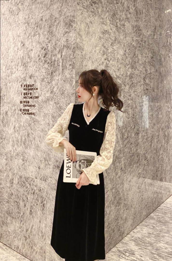 小姐姐金丝绒裙，其它，柏多伊俪