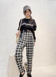 秋款格子裤，其它，玫瑰共和国