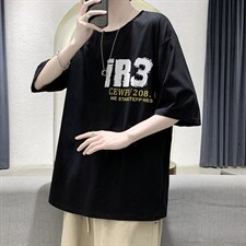 夏季t恤男潮流时尚港风t恤A210-A8328-P28，男装T恤，星座210-3