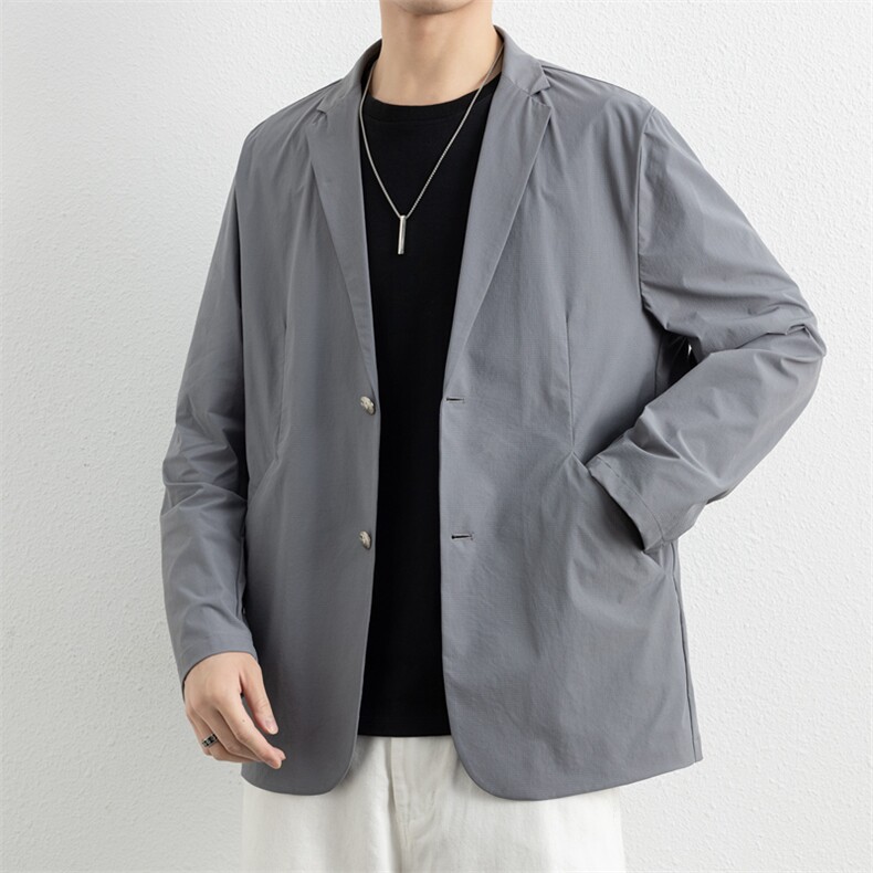 春季新款商务风西装外套男休闲西服男士西服JK02629-P83,男装西服套装,星座308B-2