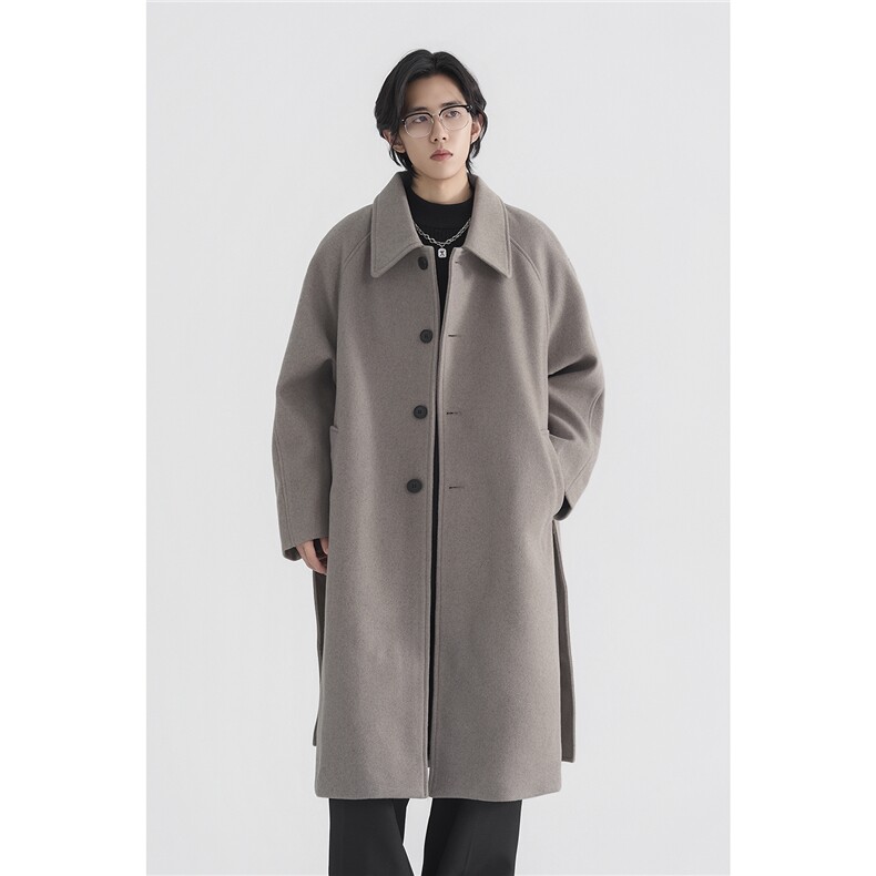 现货毛呢大衣男中长款冬季加厚过膝呢子外套DY18-P130控178，男装毛呢大衣，星座403（原603-1）