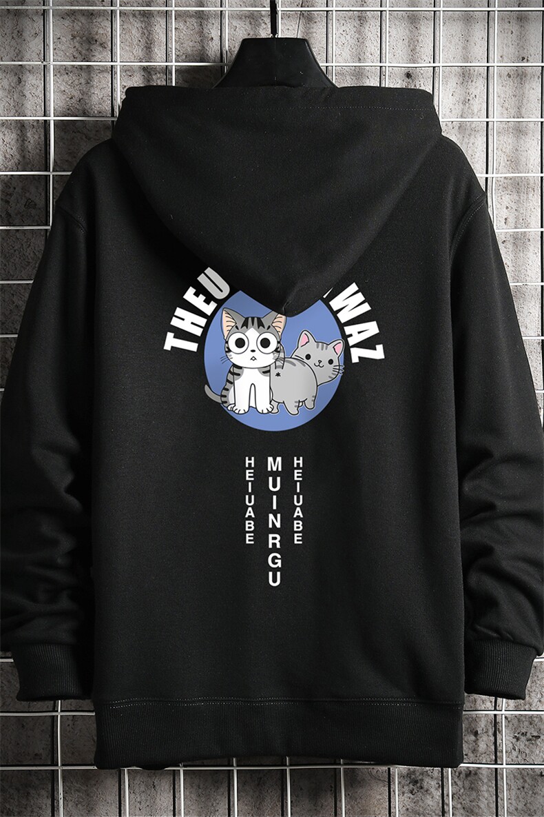 KS21160-P38加绒款-P43连帽开衫卫衣男运动外套大码班服网格,男装卫衣,电商A040A