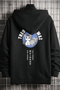 KS21160-P38 加绒款-P43 连帽开衫卫衣男运动外套大码班服 网格图片
