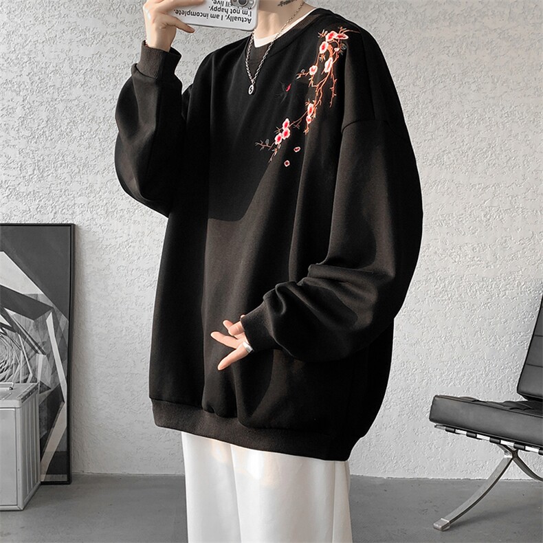 【现货】WY5502-P45特控68新中式刺绣套头卫衣（65棉）已注册,男装卫衣,电商D232