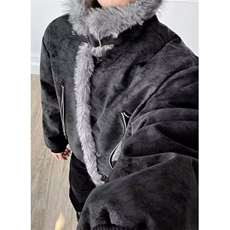 美式复古座山雕翻领毛领棉服男女冬季派克服棉衣外套M8245，男装棉衣，星座1116A（原606A-3）