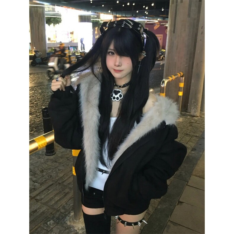高品质座山雕猫耳加厚棉服毛绒绒棉袄保暖棉衣外套LM88099-P105,男装棉衣,星座1008
