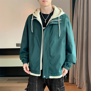 秋季现货假两件夹克男二开三防冲锋衣外套DSA157B-JK763-特P70图片