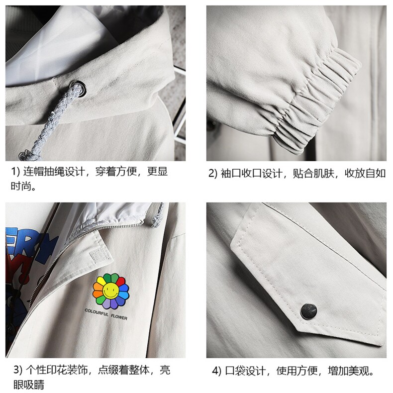 JK41101-P85加棉款-P115纯棉连帽夹克男士大码工装夹克男网格,男装夹克,电商A040A