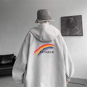 连帽夹克男大码胖子棒球服上衣外套JK65064-P45图片