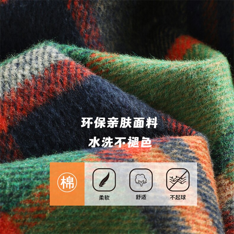 特P50无差价宽松街头撞色格子男士大码呢料夹克外套J637偏大一码,男装夹克,电商A082