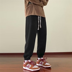 美式裤子男秋季宽松男裤运动卫裤束脚裤休闲长裤K7665-P30，男装休闲裤，星座1109-3