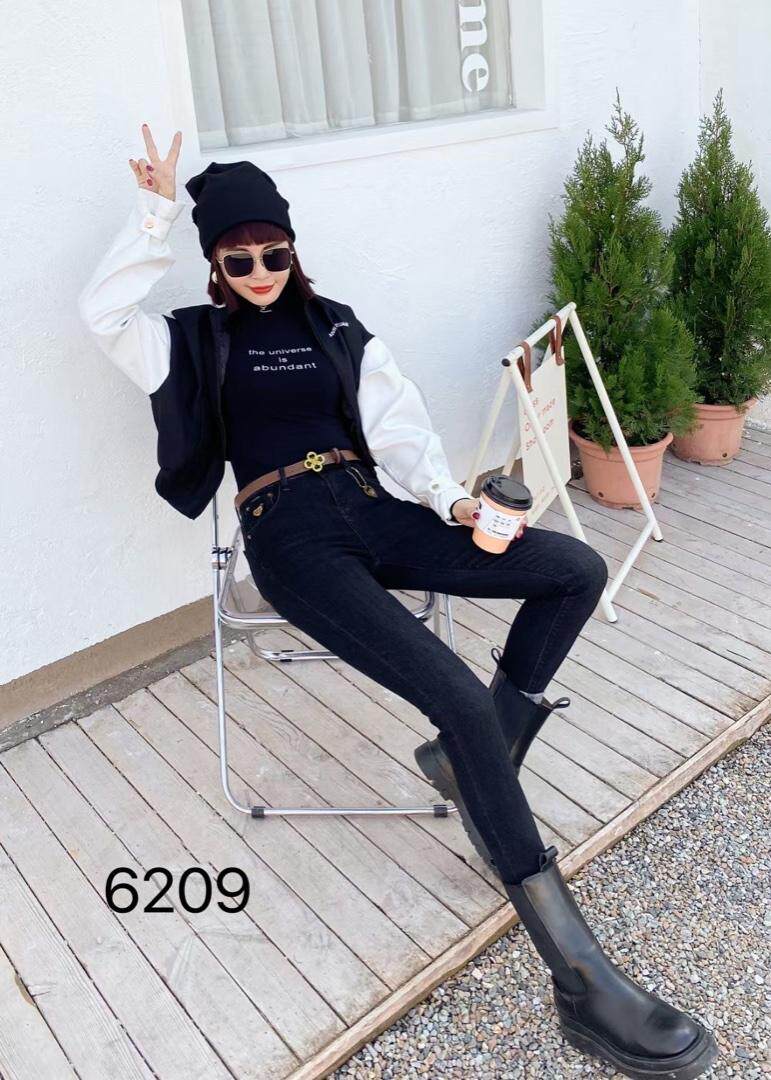 冬季雪尼龙加厚牛仔裤。，女装牛仔裤，纳影