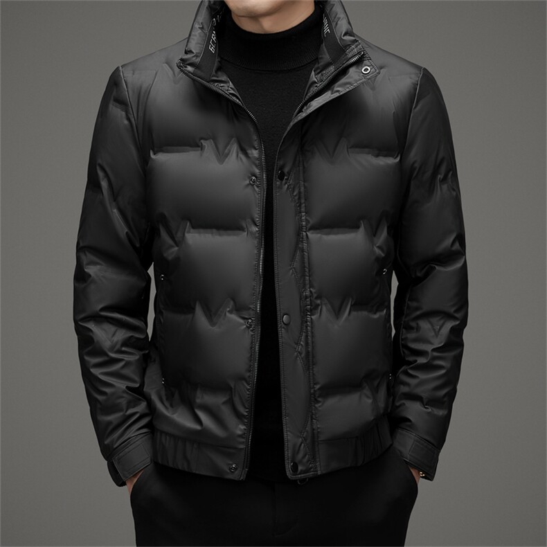 立领羽绒服男士冬季潮流韩版轻薄短款男装潮牌百搭保暖休闲上衣服图片