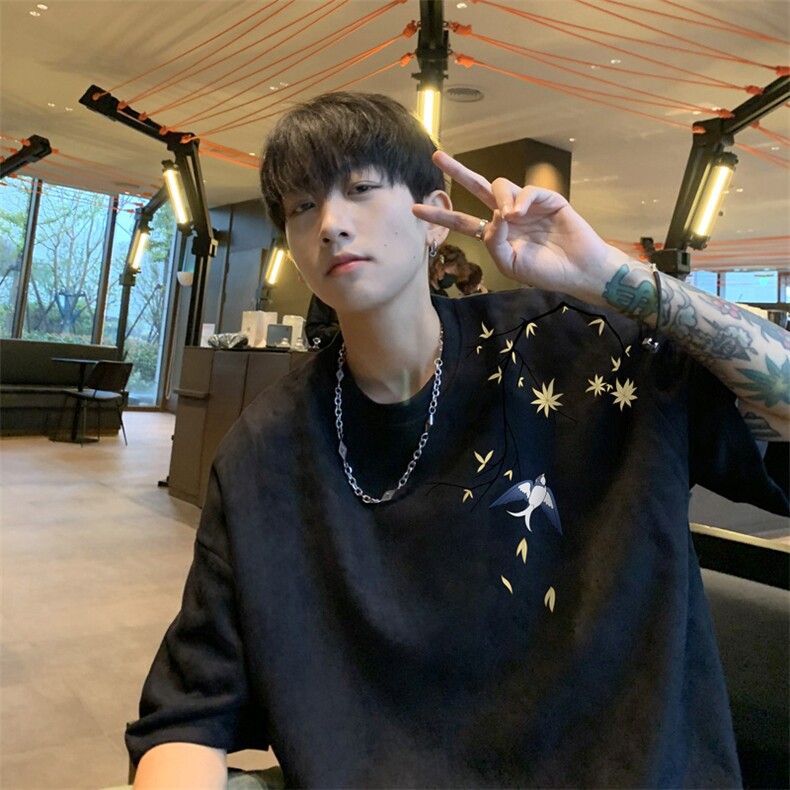 麂皮绒！重磅麂皮绒短袖t恤男JT492-特p19,男装T恤,电商B371