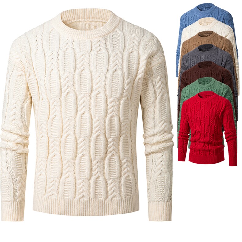 2024新款时尚都市保暖秋冬季休闲针织打底衫男款毛衣，男装针织衫/毛衣，星座306A