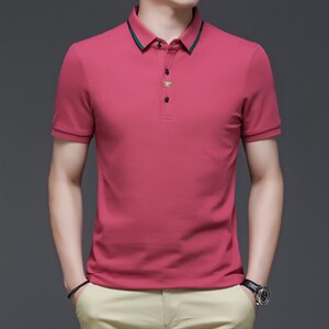 短袖t恤男半袖2023夏季韩版潮流修身翻领polo男体恤衫夏天衣服男图片