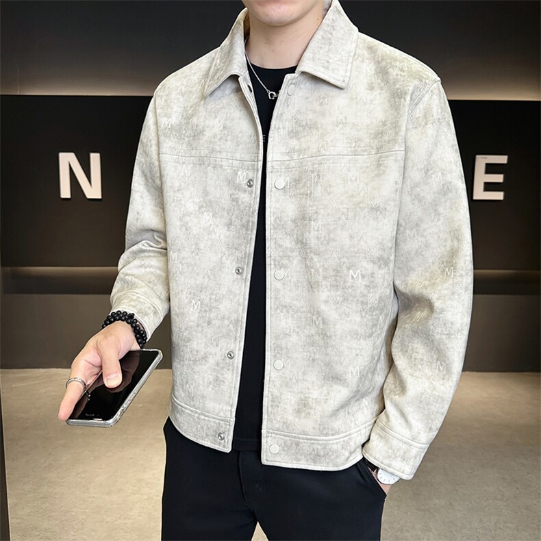 针织外套翻领男装夹克秋季新款衣服C317-J2517-P145,男装夹克,电商C317