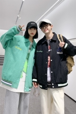 秋装新品潮牌夹克情侣款2023中性风男女同款棒球服外套8007-P85，男装夹克，电商A441-1
