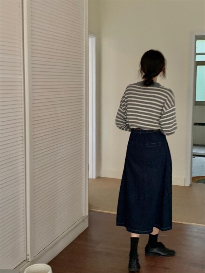 条纹毛衣，女装针织衫/毛衣，FAILISI(2F)