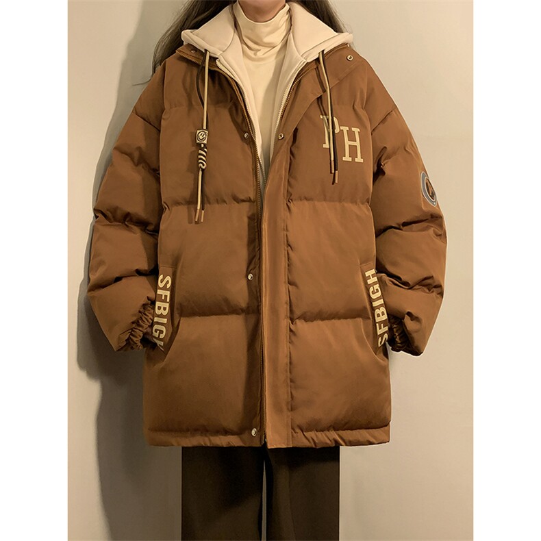 冬季宽松/假两件休闲外套潮加厚棉衣XZ102B-1M2681-P125,男装棉衣,星座102B-1